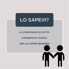 La convivenza di fatto