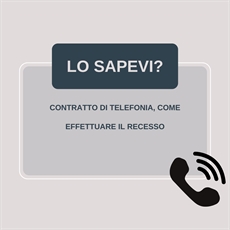 Contratto di telefonia, come comportarsi in caso di recesso